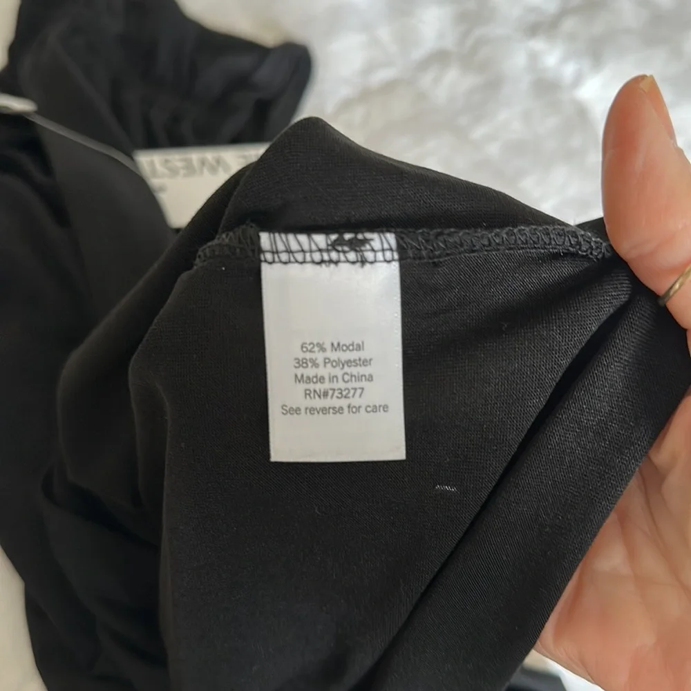 Nine West Short Sleeved V-Neck Ruched Detail Top - Picture 7 of 8